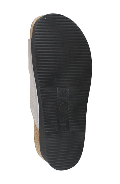 Naot Santa Rosa Sandal In Silver Threads Leather