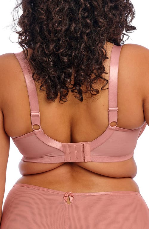 Elomi Plus Size Teagan Underwire Plunge Full Coverage Bra In Pink