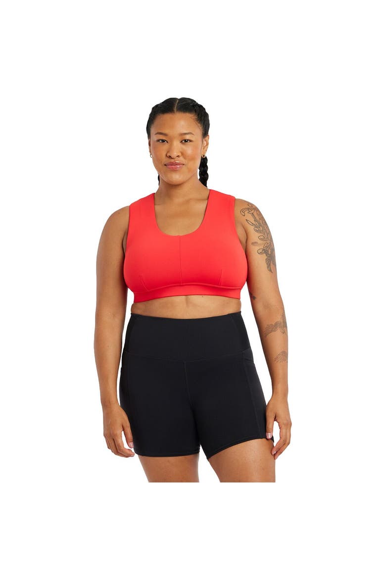 Flyout Bra - Women's, Main, color, Flash Flare