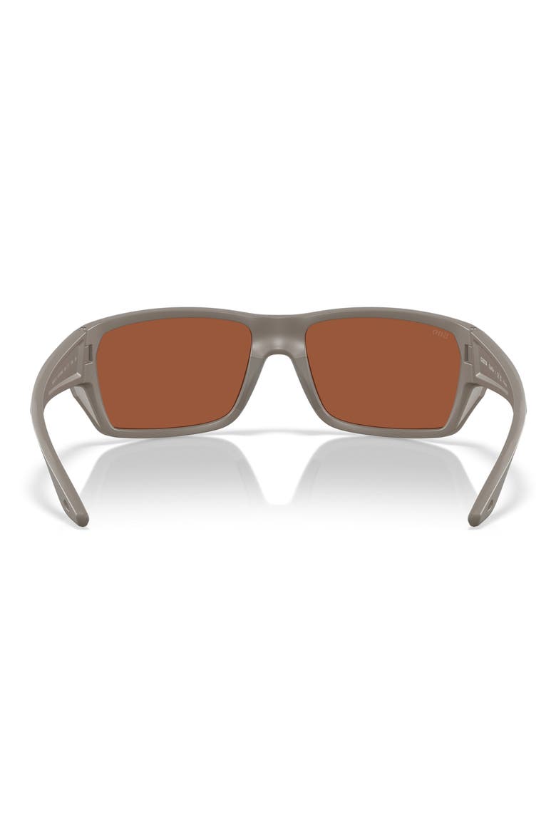 Tailfin 60mm Sunglasses, Alternate, color, MATTE OLIVE SHALE / GREEN 580G
