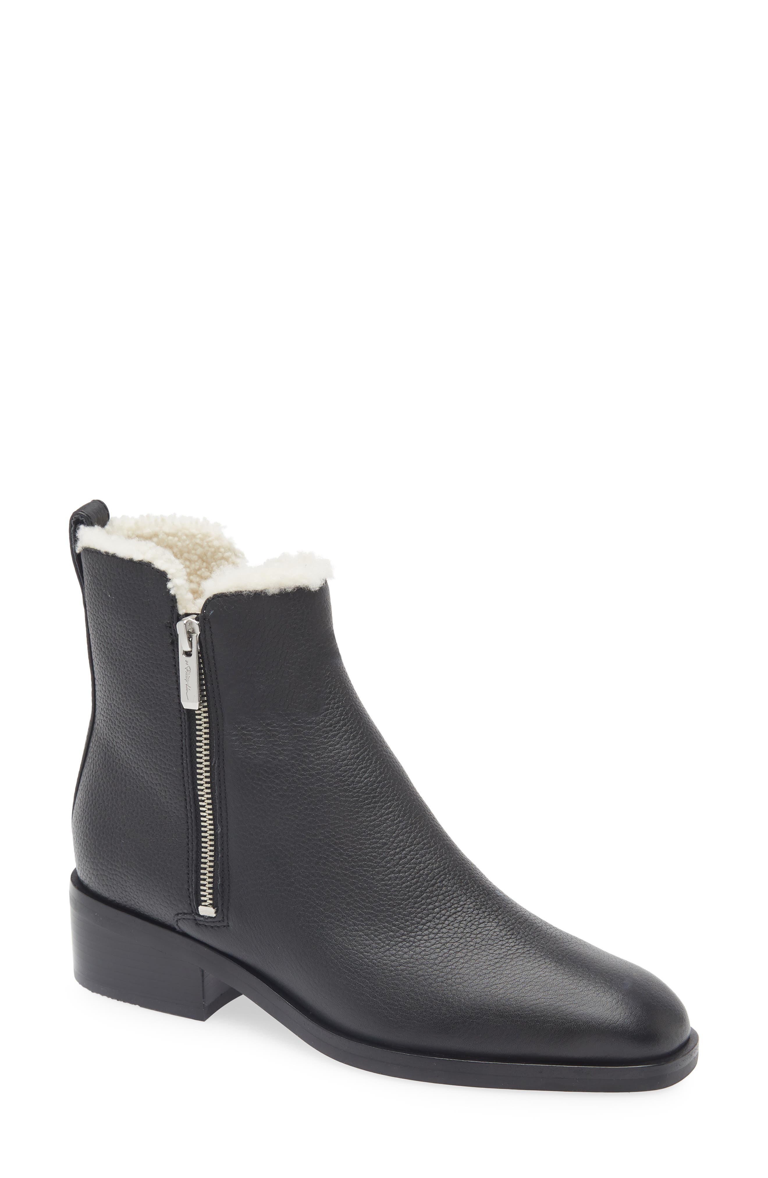 3.1 Phillip Lim Alexa Genuine Shearling Lined Boot, Main, color, 