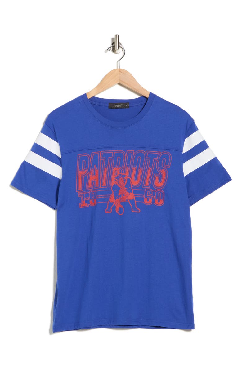 Junk Food New England Patriots Gridiron T-Shirt, Alternate, color, Liberty