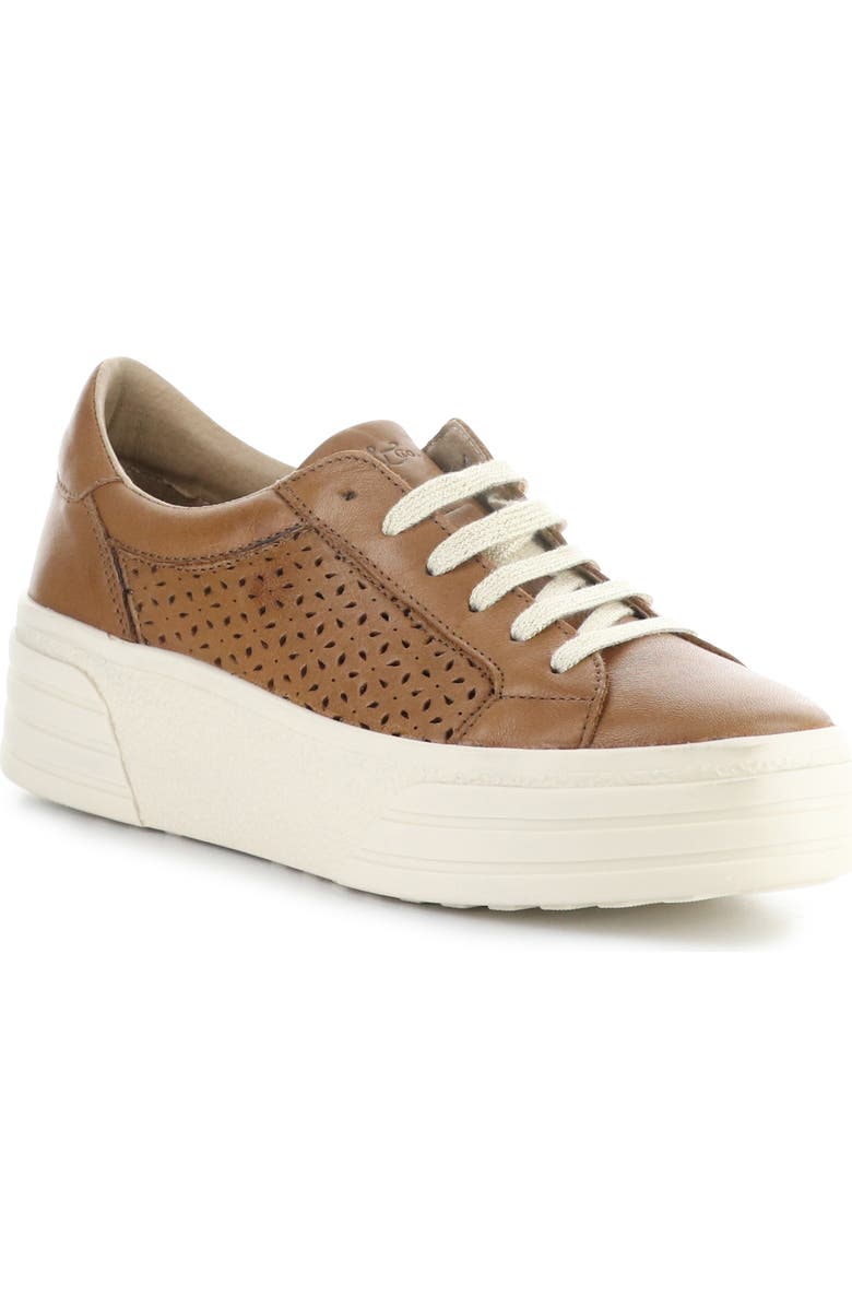 Bos. & Co. Lotta Platform Sneaker, Main, color, Rich Tan Savage