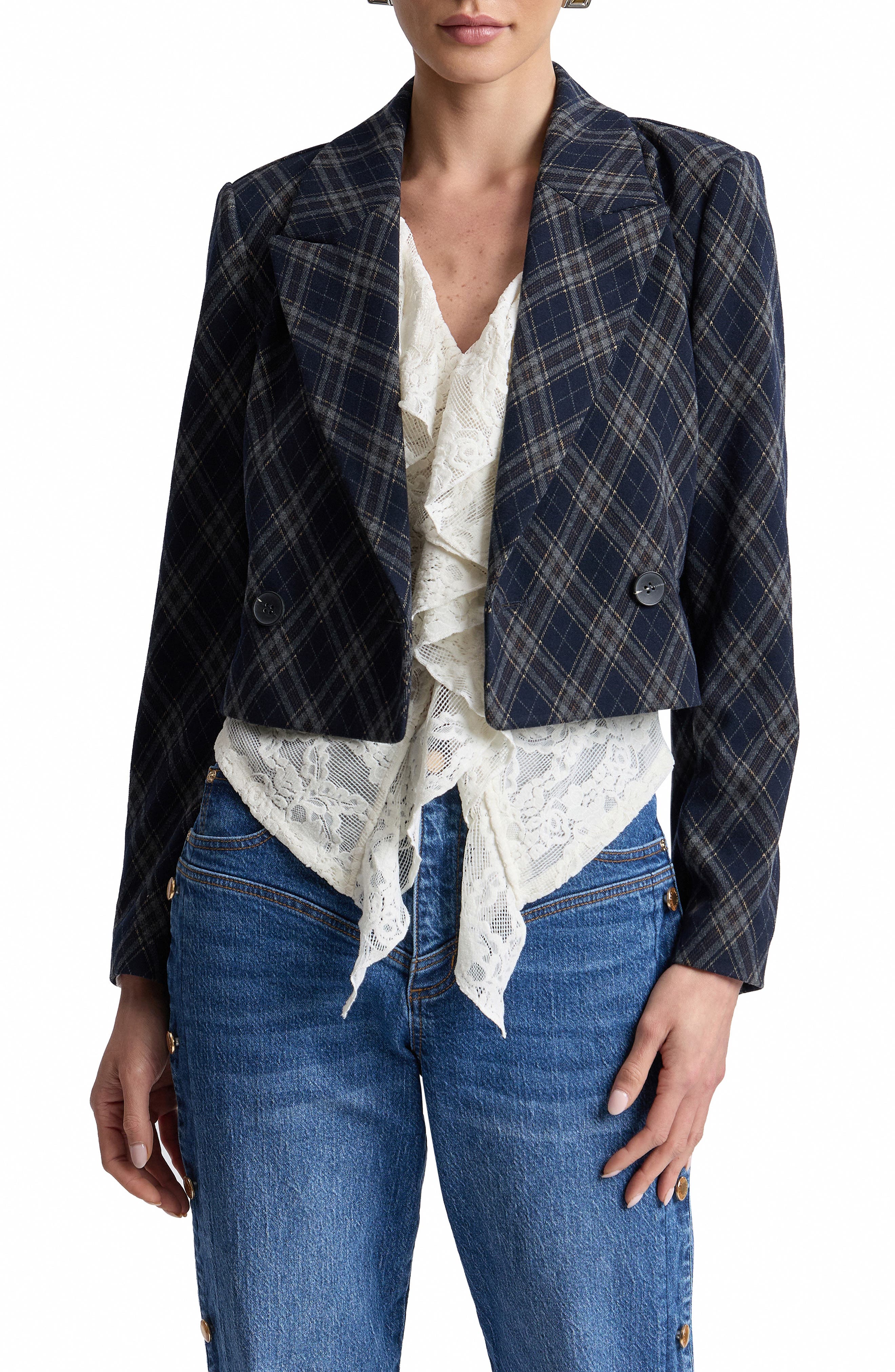 selected NAVY PLAID ARGYLE