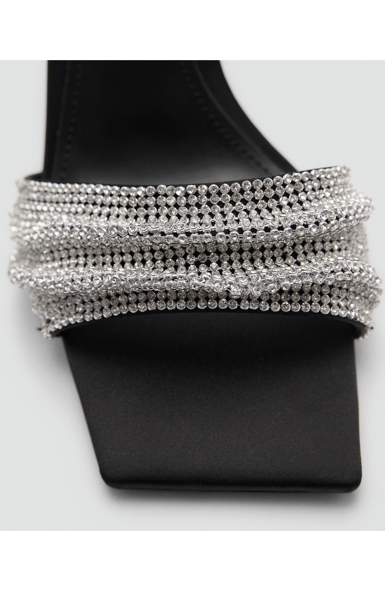 MANGO Slingback Sandal, Alternate, color, Black