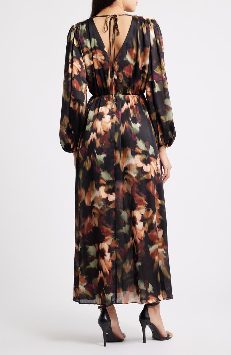 Parker The Filia Long Sleeve Maxi Dress, Alternate, color, Rich Black