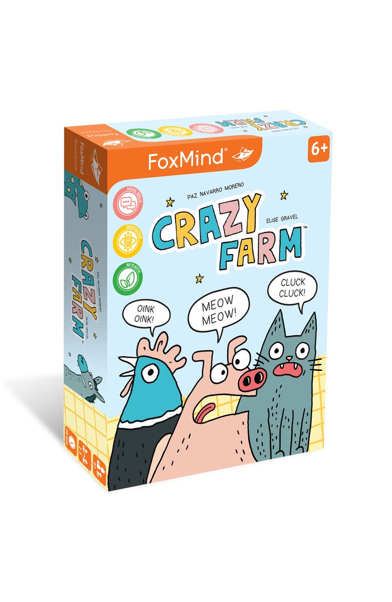 FoxMind Farm, An Observation Card Party Game, Main, color, Multicolored