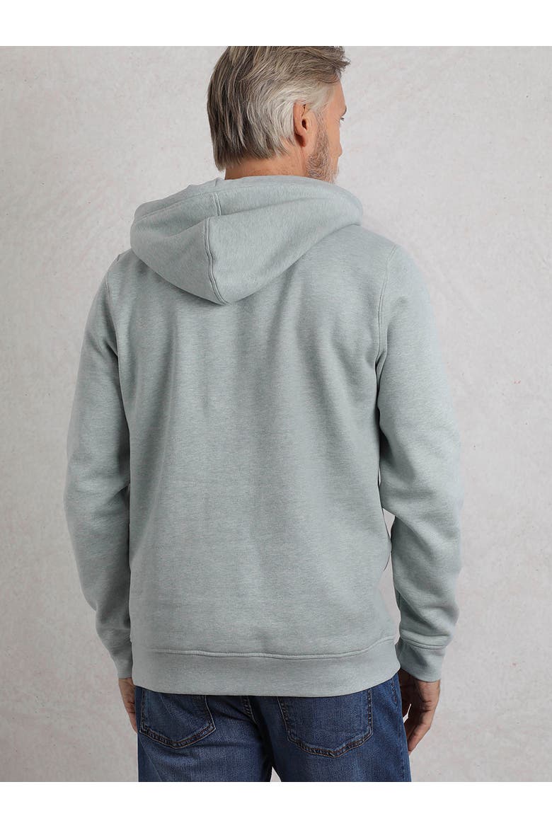 Hugo Branded Popover Hoodie, Alternate, color, Grey Marl