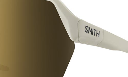 Smith Shift Split Mag™ 139mm Shield Sunglasses In Bone/chromapop Black Gold