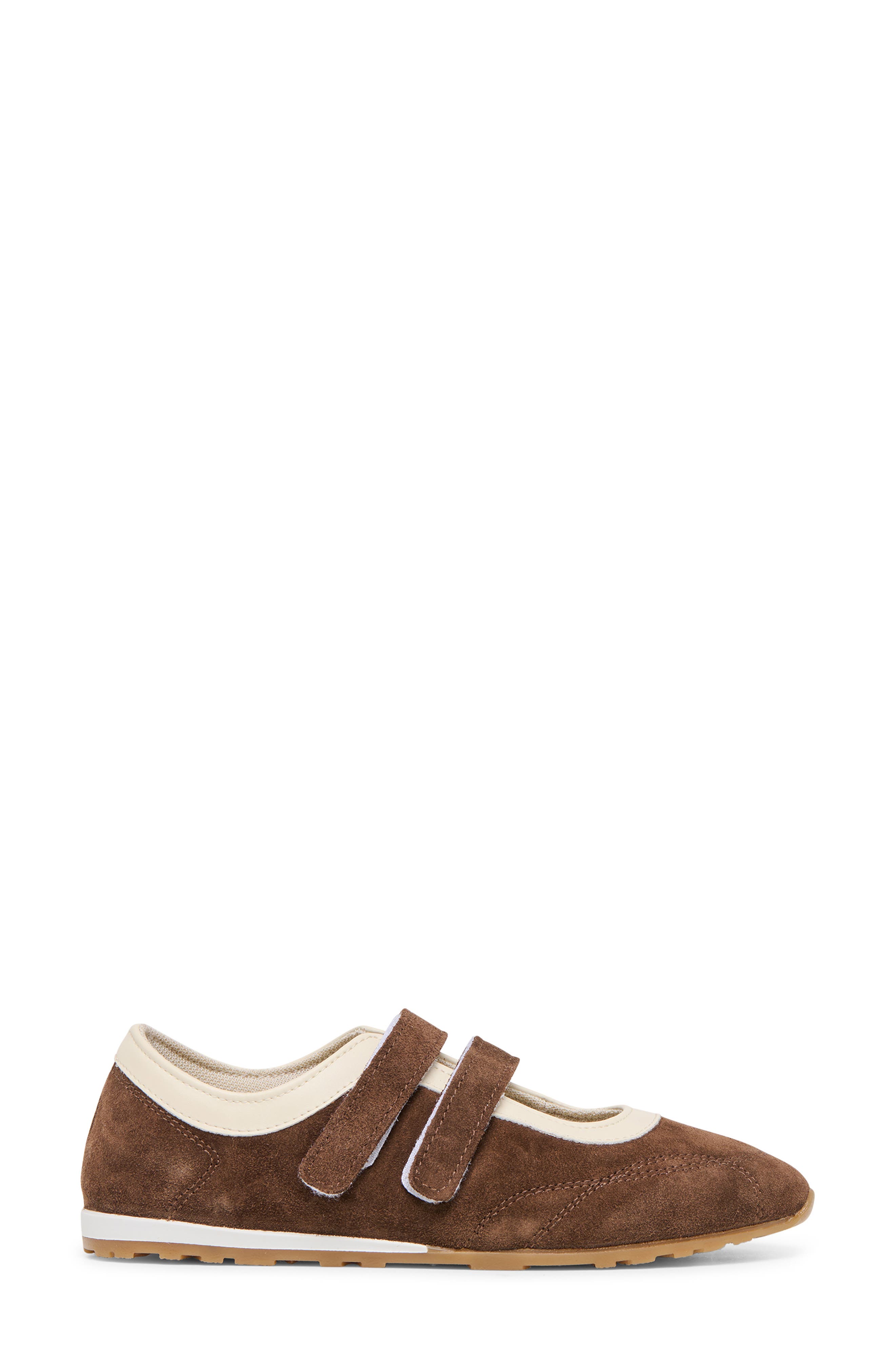 Swan Mary Jane Sneaker, Alternate, color, DARK BROWN SUEDE
