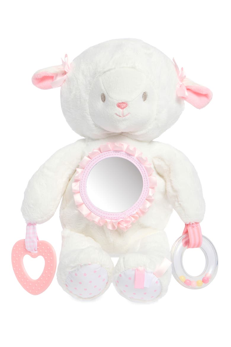 Lamb Mirror Plush Toy, Alternate, color, PINK