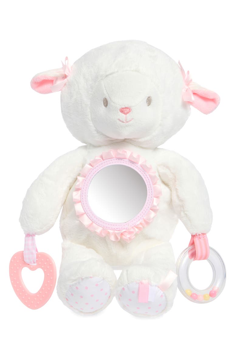 Little Me Lamb Mirror Plush Toy, Main, color, Pink