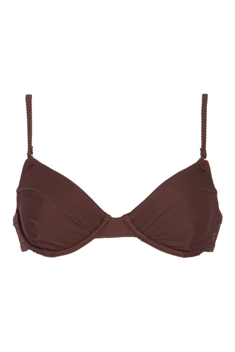 Morgan Tanlines U-Wire Bikini Top, Alternate, color, KONA