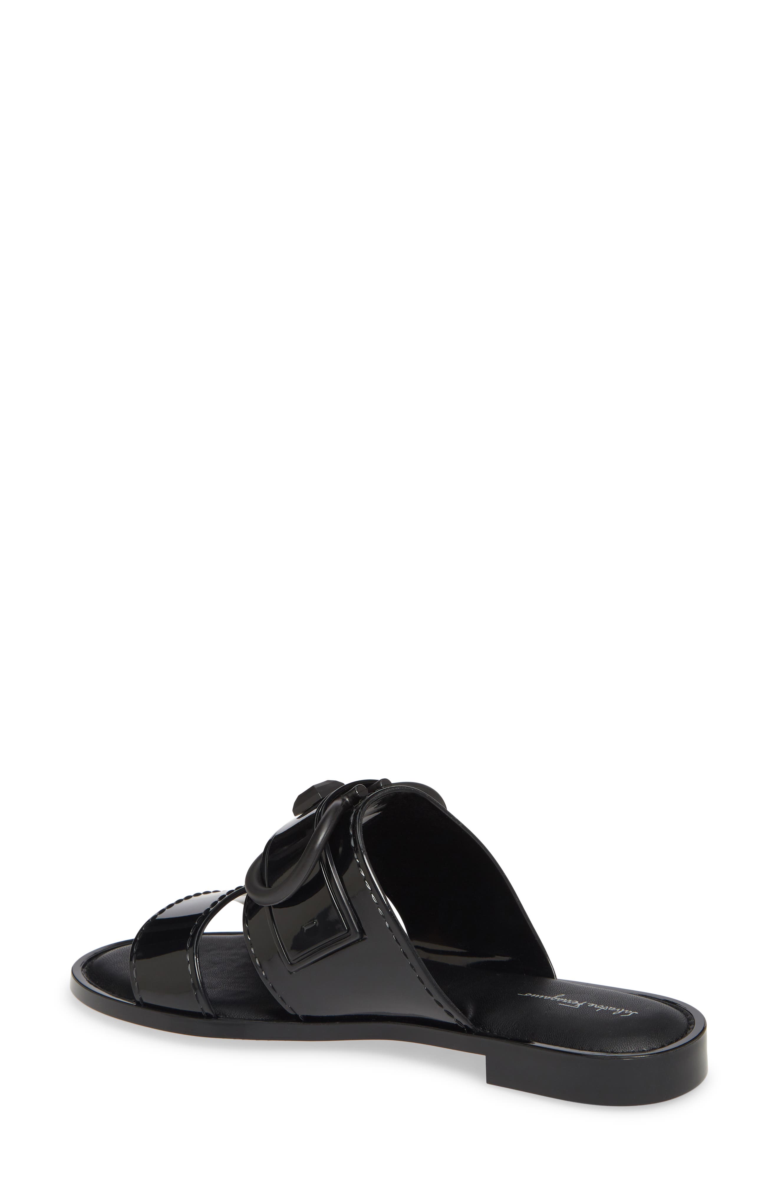 FERRAGAMO Salvatore Ferragamo Taryn Logo Slide Sandal, Alternate, color, 