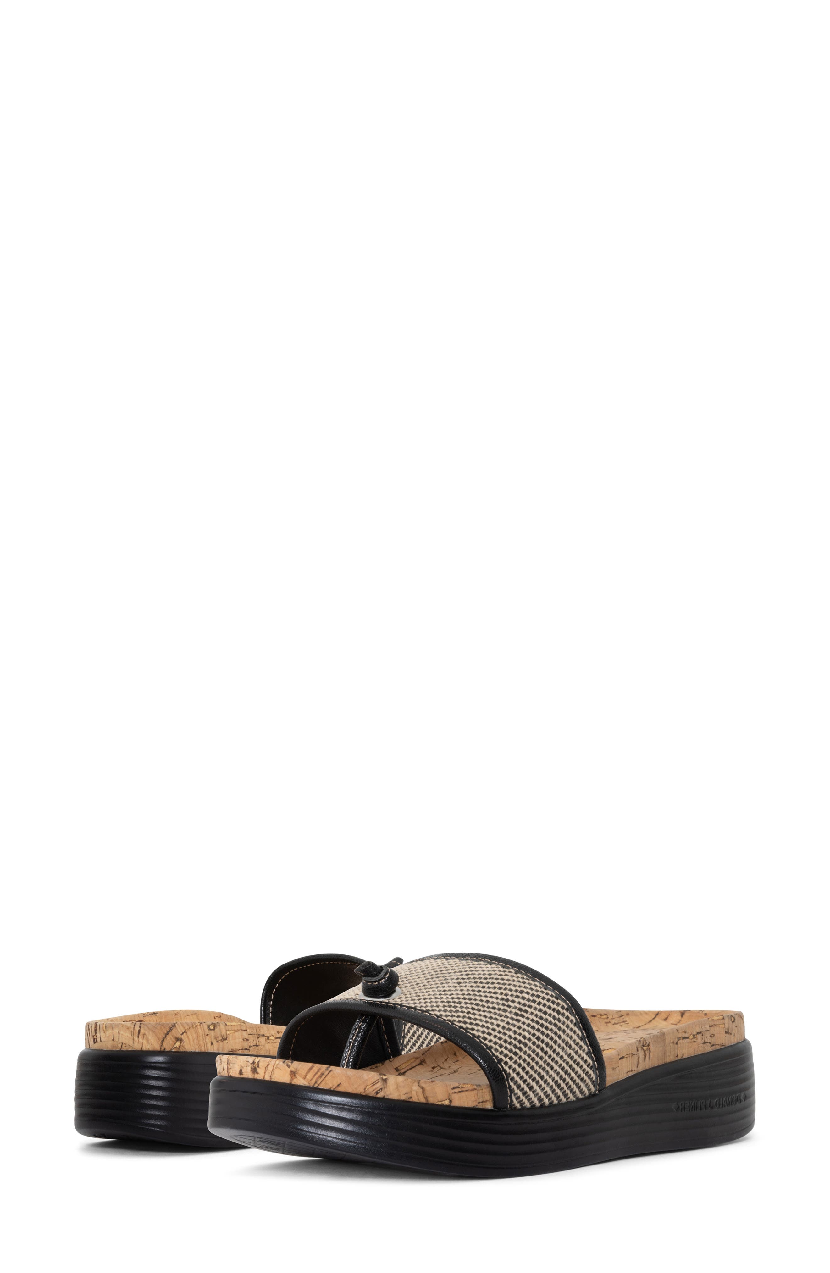 Donald Pliner Farrah Platform Sandal, Alternate, color, Black