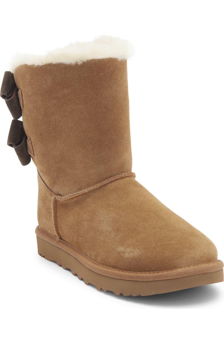 UGG<sup>®</sup> Bailey Bow Boot, Main, color, Chestnut