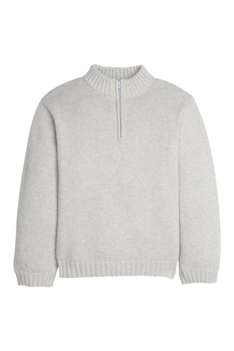 Kids' Quarter Zip Sweater, Main, color, Gray