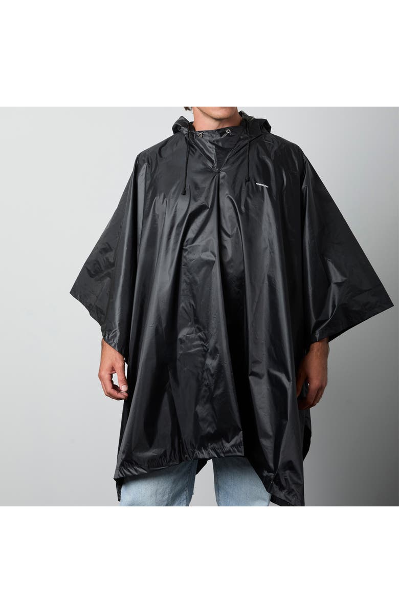 Members Only Waterproof Rain Travel Gear, Lightweight & Packable, Alternate, color, Black
