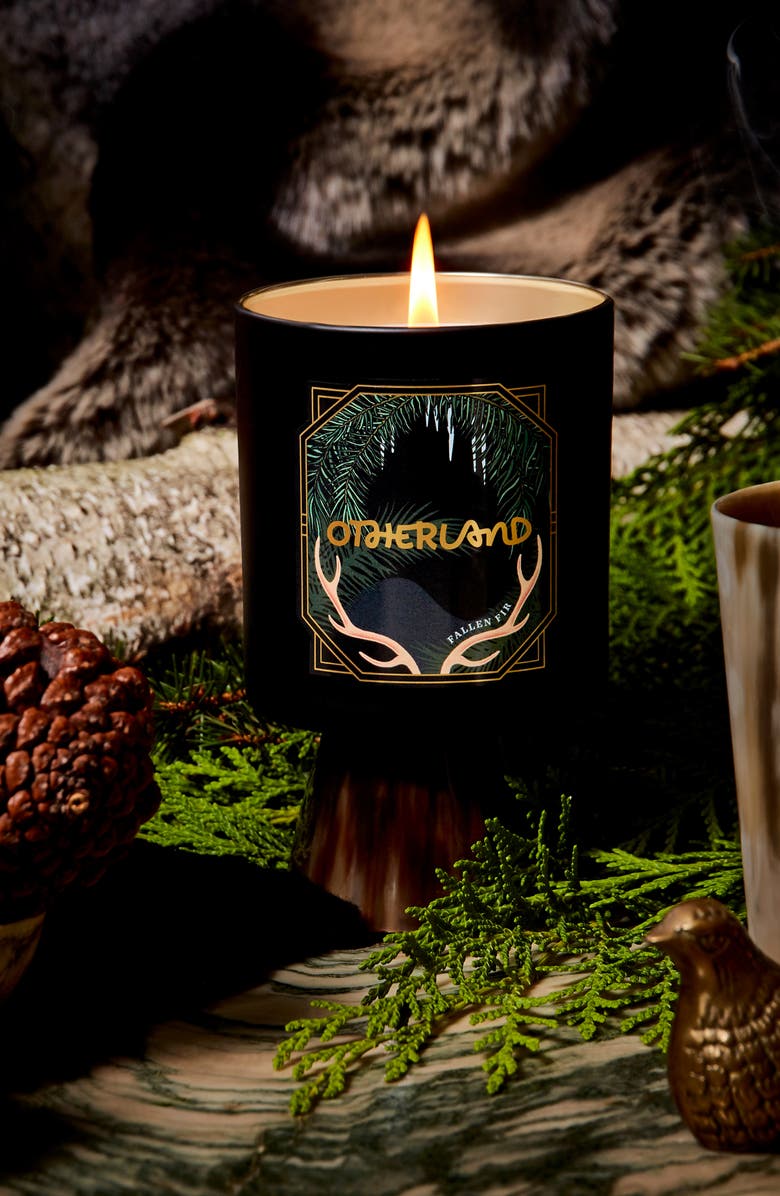 Otherland Gilded Fallen Fir Scented Holiday Candle, Alternate, color, 