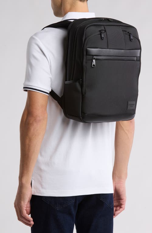 Duchamp Padded Laptop Backpack In Black/black Trim