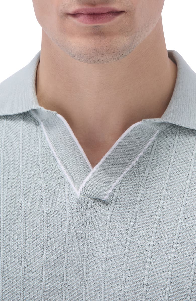 Bugatchi Johnny Collar Rib Polo, Alternate, color, Mint