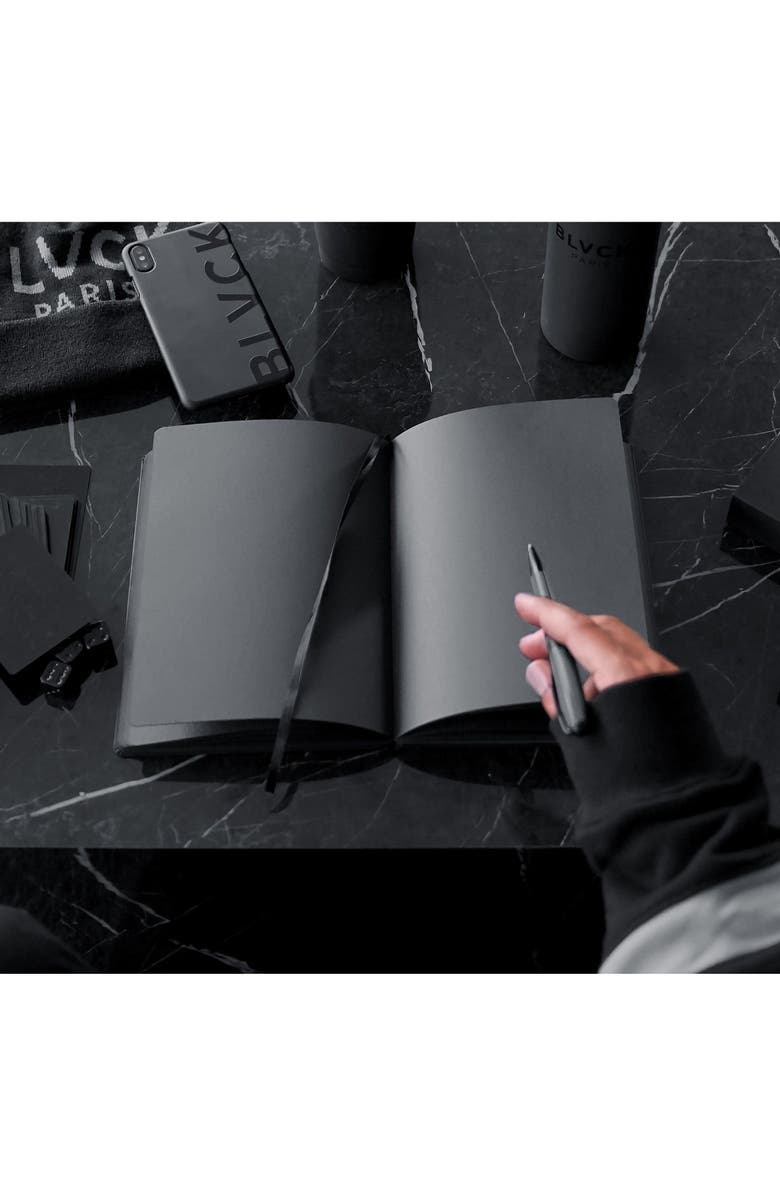 Blvck Paris Blvck Notebook with Pen, Alternate, color, Black