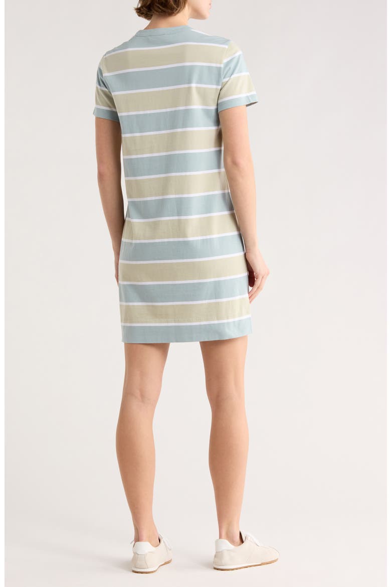 Short Sleeve Cotton T-Shirt Dress, Alternate, color, DUSTY CELADON