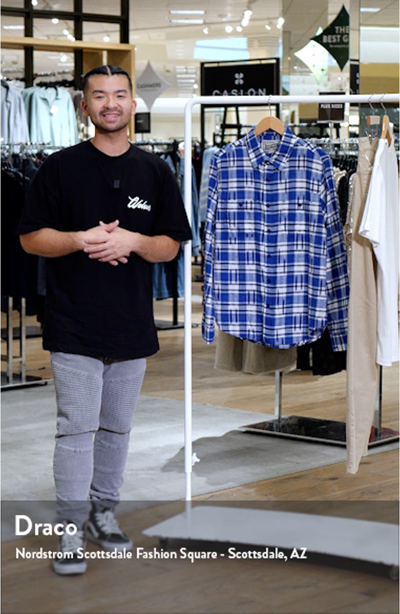 Ikat Plaid Button-Up Shirt, sales video thumbnail