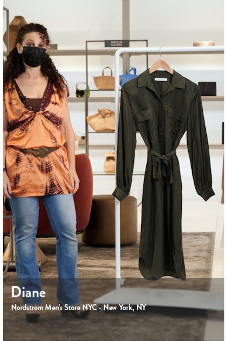 Camila Long Sleeve Midi Shirtdress video