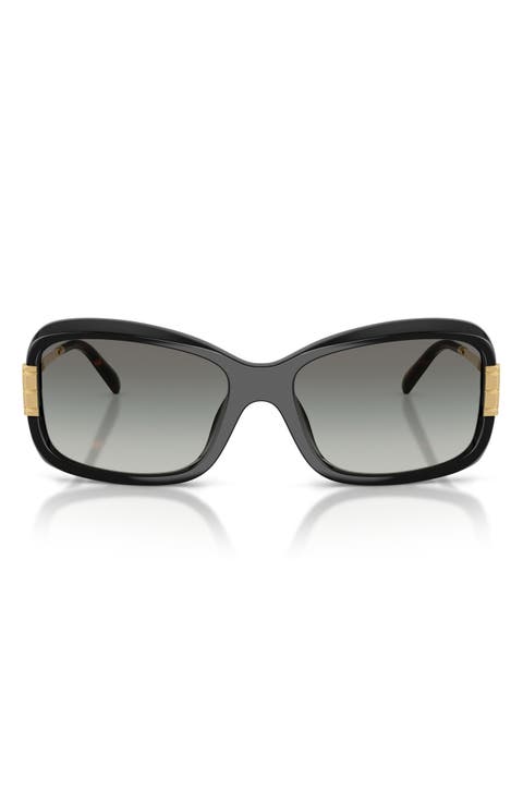 56mm Rectangular Sunglasses