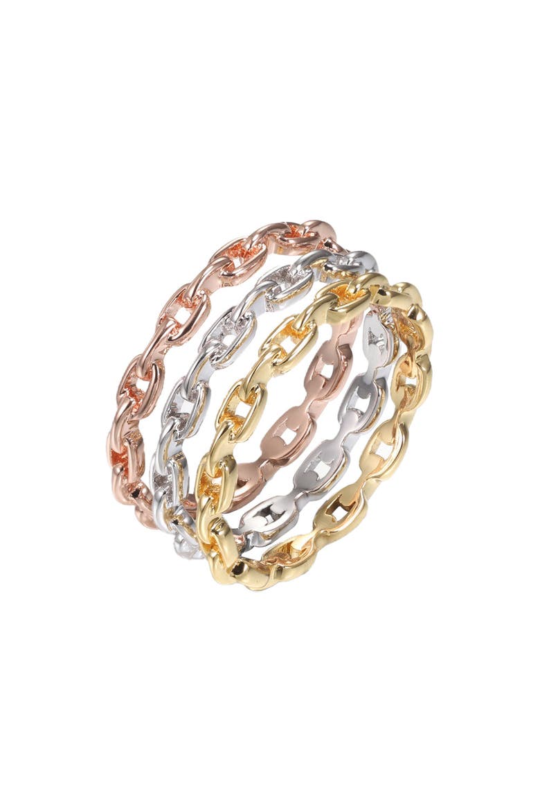 Triple Link Trio Color Ring Set, Main, color, Multi-Color