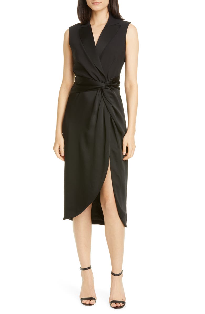 Simkhai Jonathan Simkhai Twist Waist Dress, Main, color, 