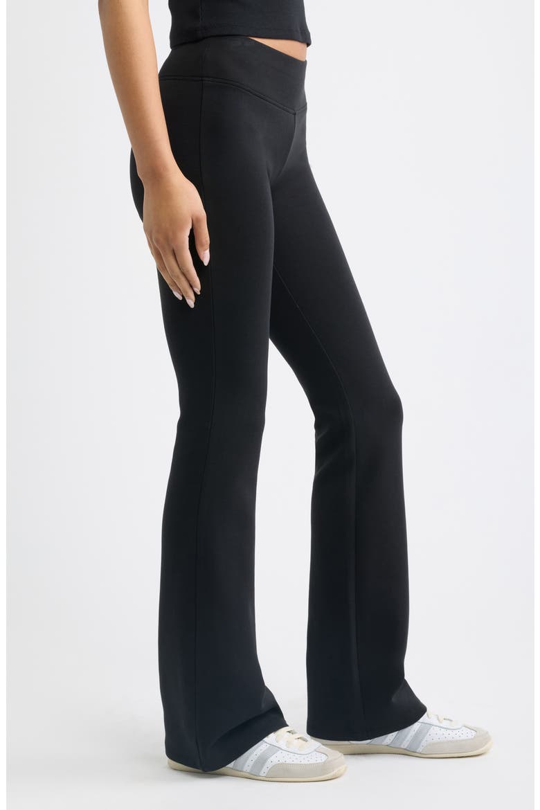 Jessa Flare Leg Lounge Pants, Alternate, color, BLACK