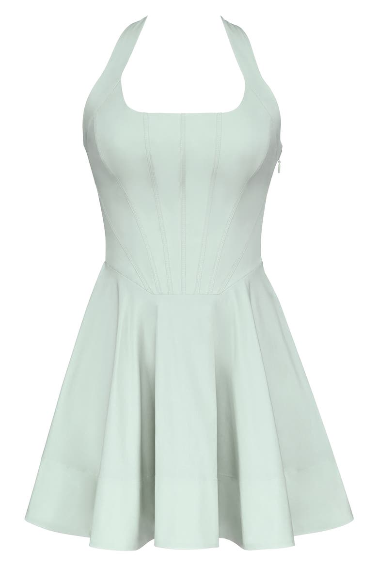 Sasha Halter Minidress, Alternate, color, PISTACHIO