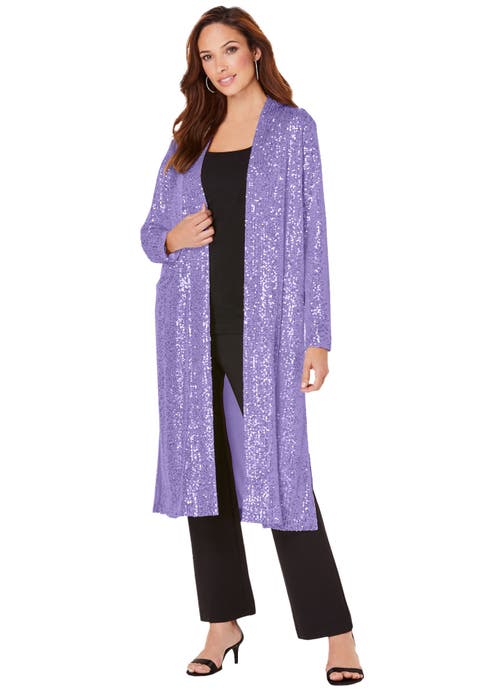 Plus Size Sequin Duster (Plus)
