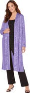 Roaman's Plus Size Sequin Duster