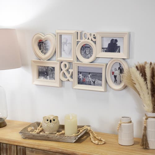 NORTHLIGHT NORTHLIGHT MULTI-SIZED "LOVE" COLLAGE PICTURE WALL FRAME 