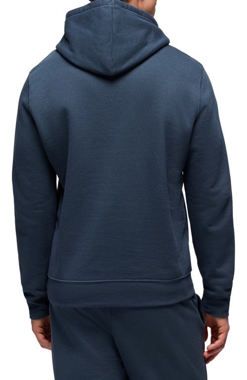 Prana Fleece Hoodie In Blue