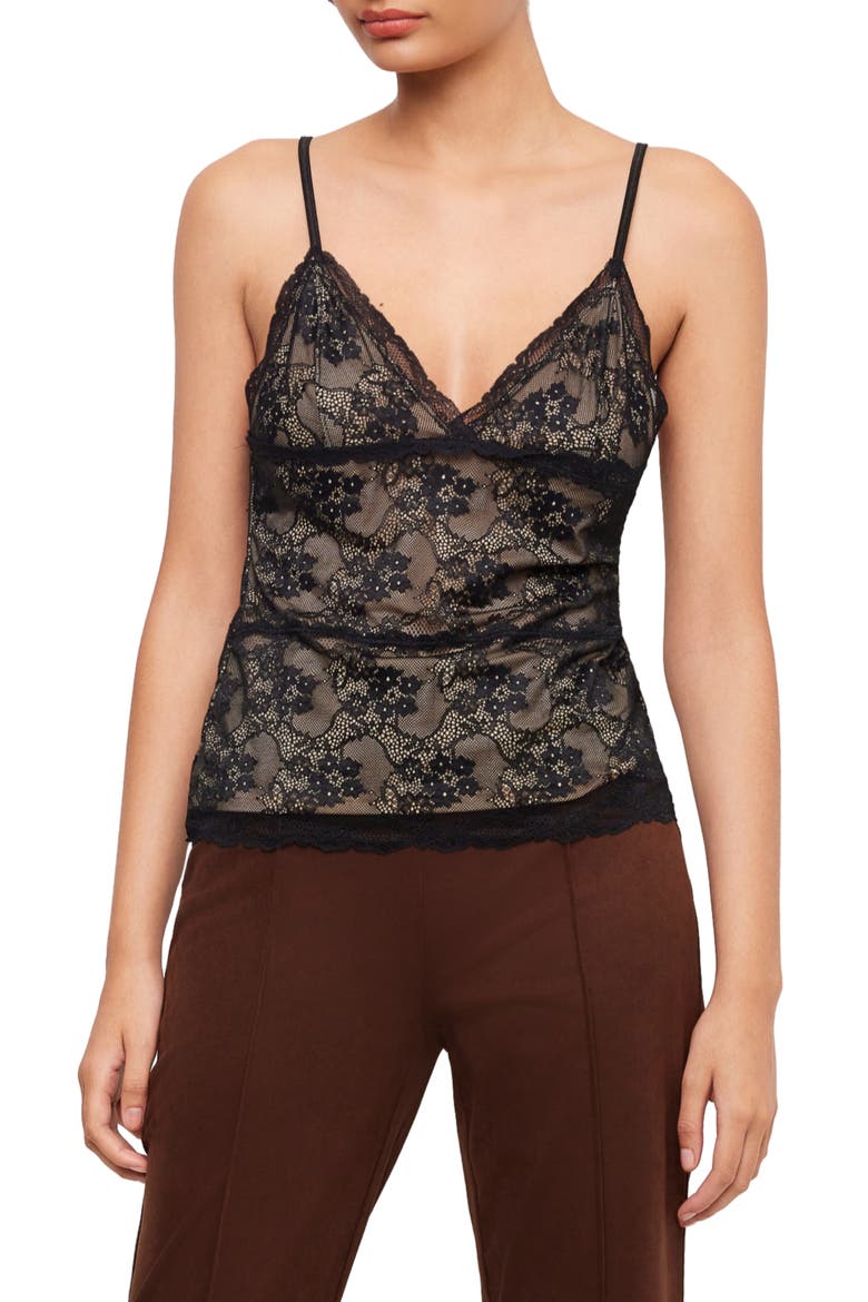 Ciera Lace Camisole, Main, color, BLACK