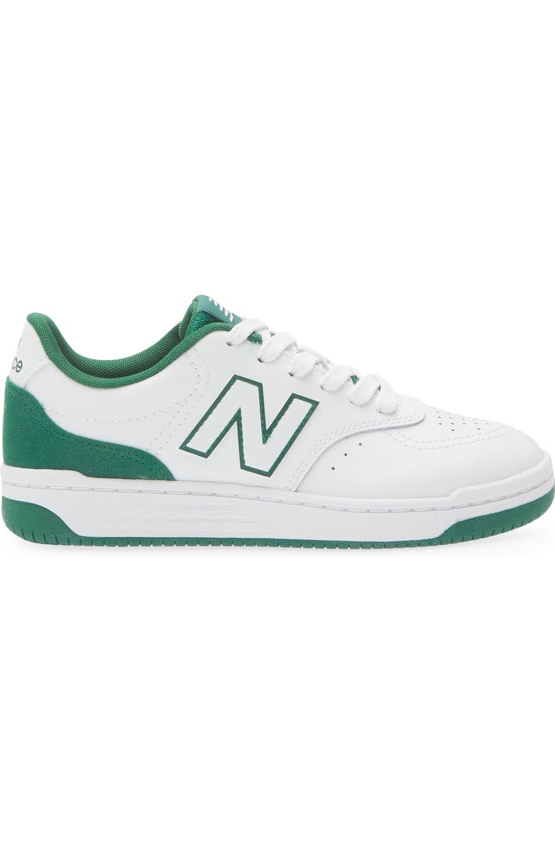 New Balance Kids' 80 Basketball Sneaker, Alternate, color, White/ Classic Pine