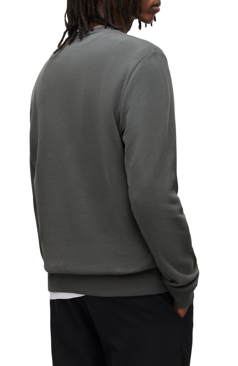 AllSaints Raven Cotton Sweatshirt, Alternate, color, 