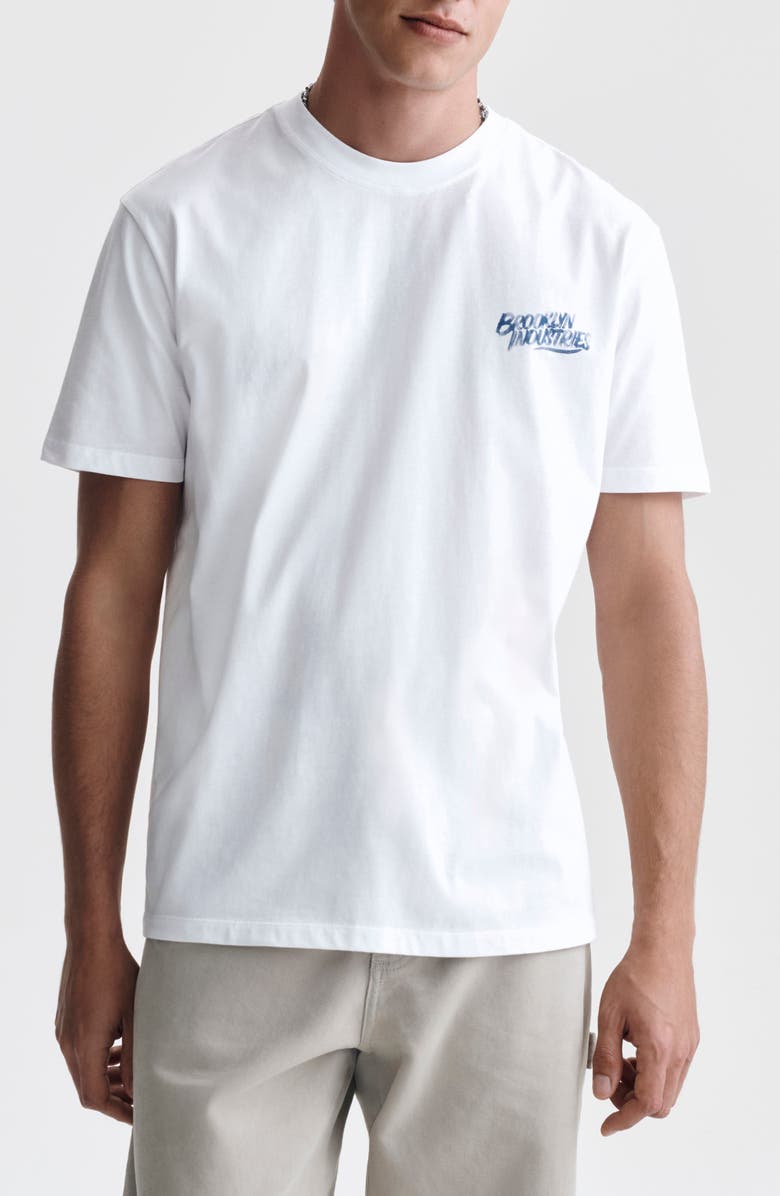 Brooklyn Industries Brooklyn Logo Cotton Graphic T-Shirt, Main, color, 