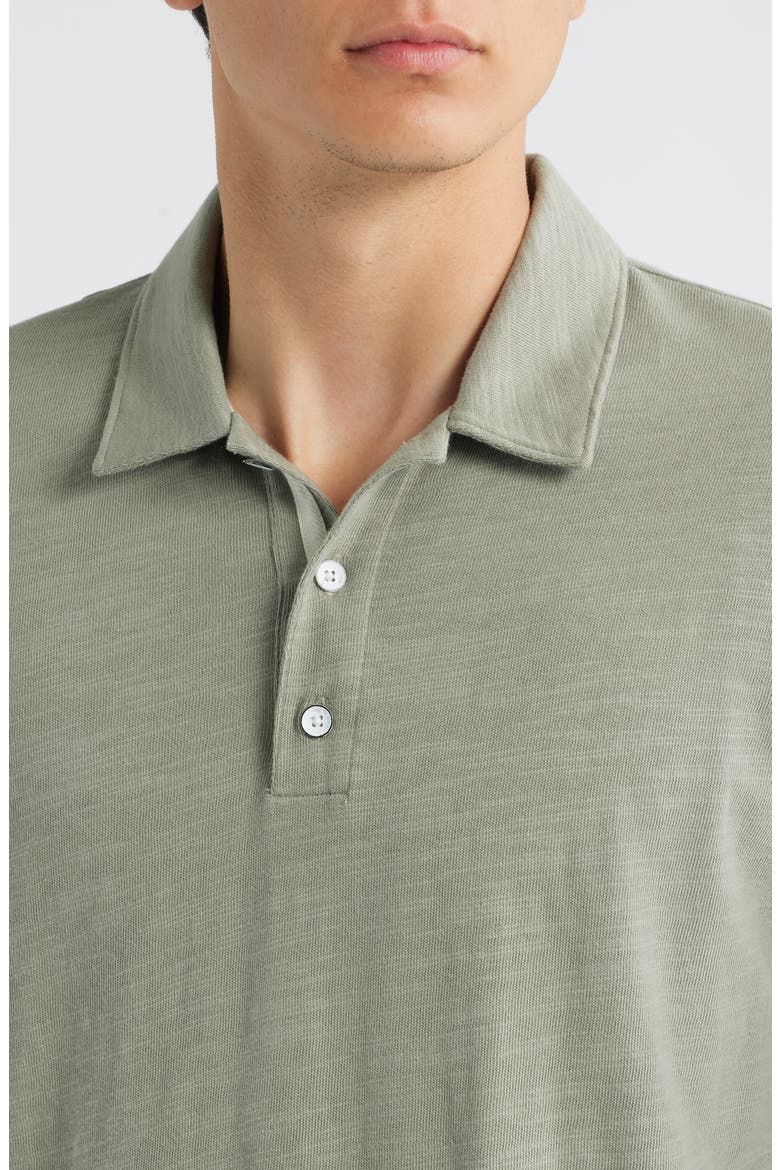 Classic Flame Polo, Alternate, color, LEAF GREY