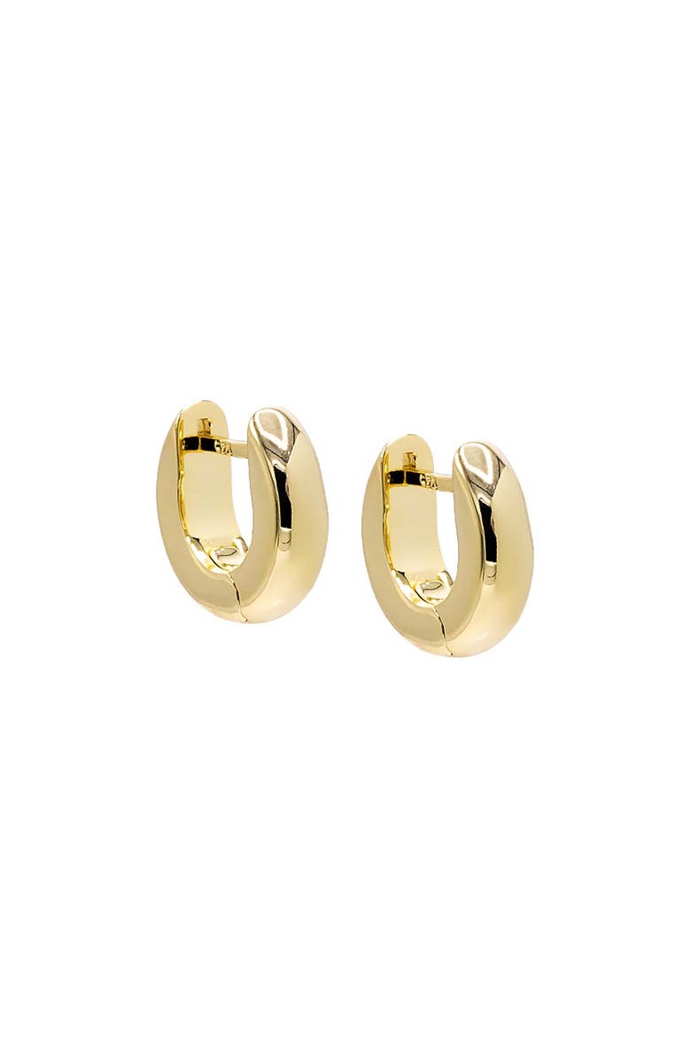 BY ADINA EDEN Mini Chunky Huggie Earring, Main, color,
