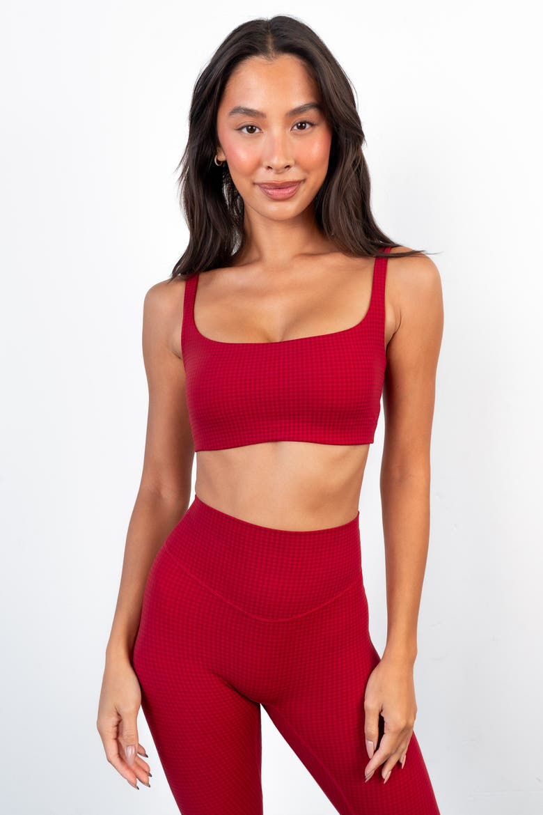 Cloud II Classic Bra, Main, color, Holly Gingham