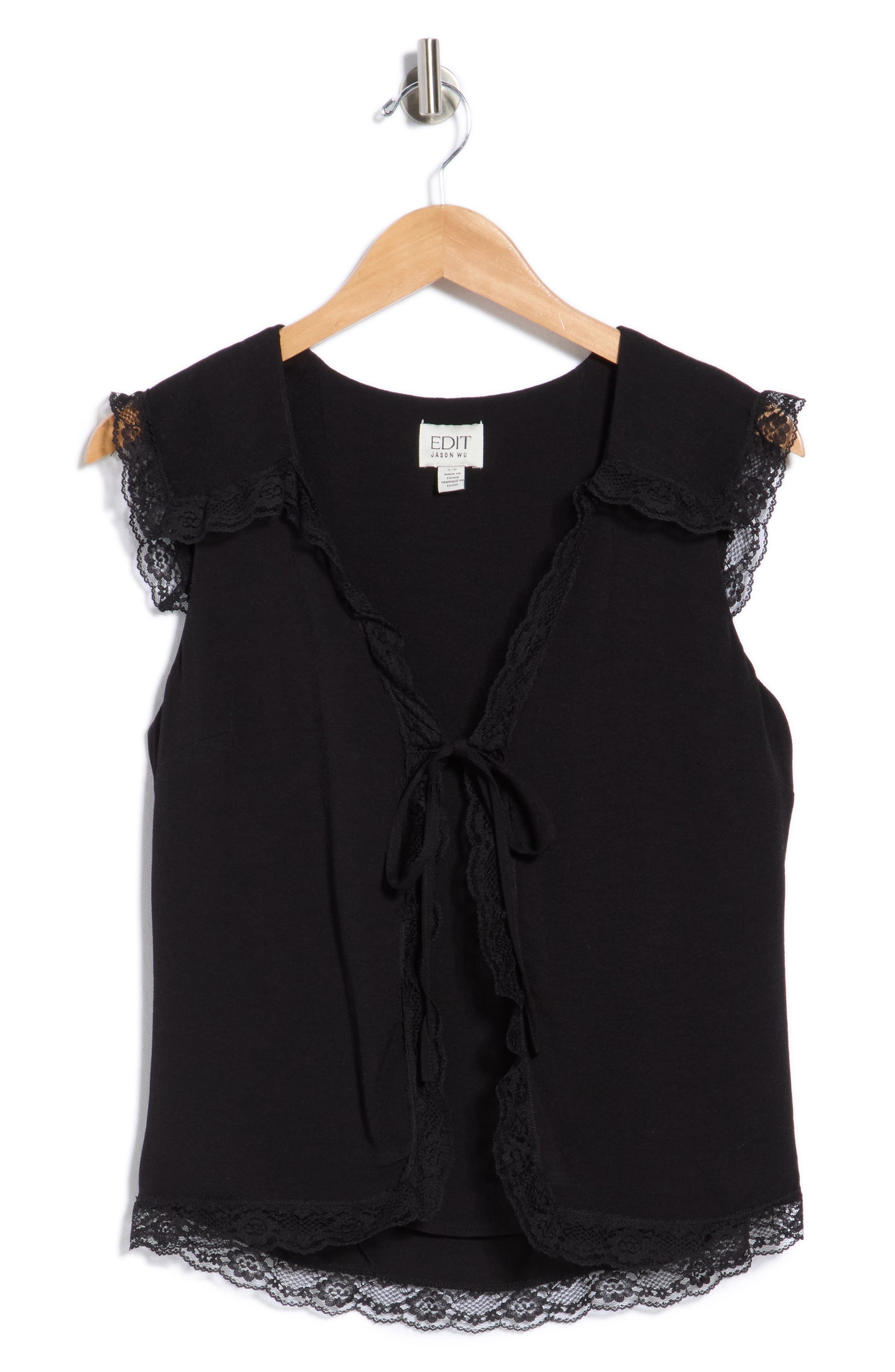 EDIT by JASON WU Sleeveless Tie Neck Top
