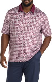 Reebok Big & Tall Mosaic Tile Performance Polo Shirt