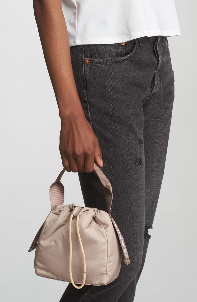 Ganni Recycled Polyester Tech Pouch, Alternate, color,