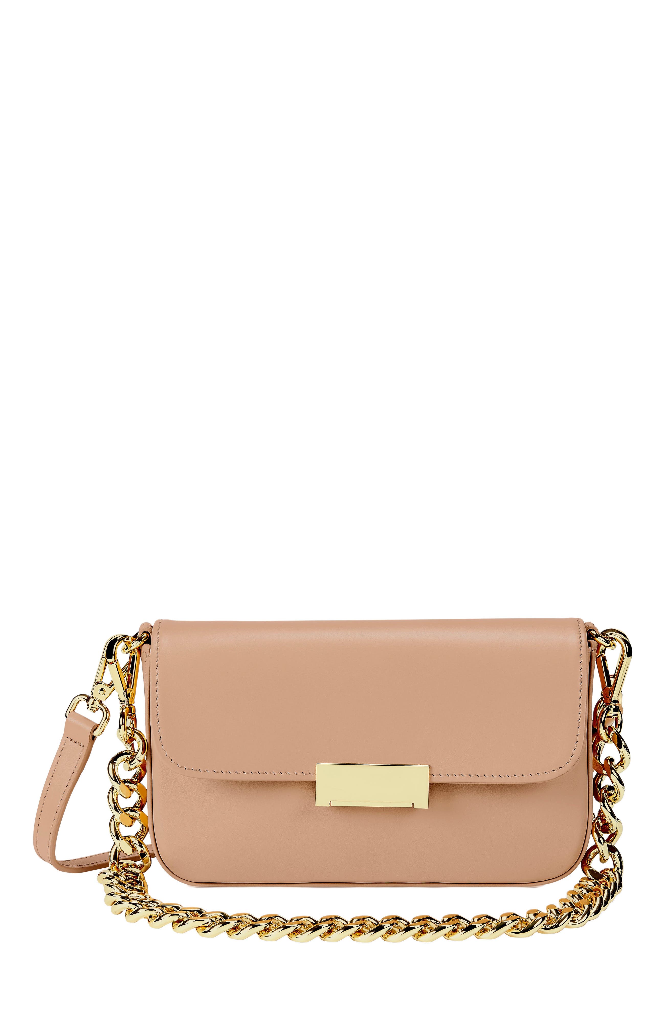 GiGi New York EDIE SHOULDER BAG, Main, color, Cappuccino