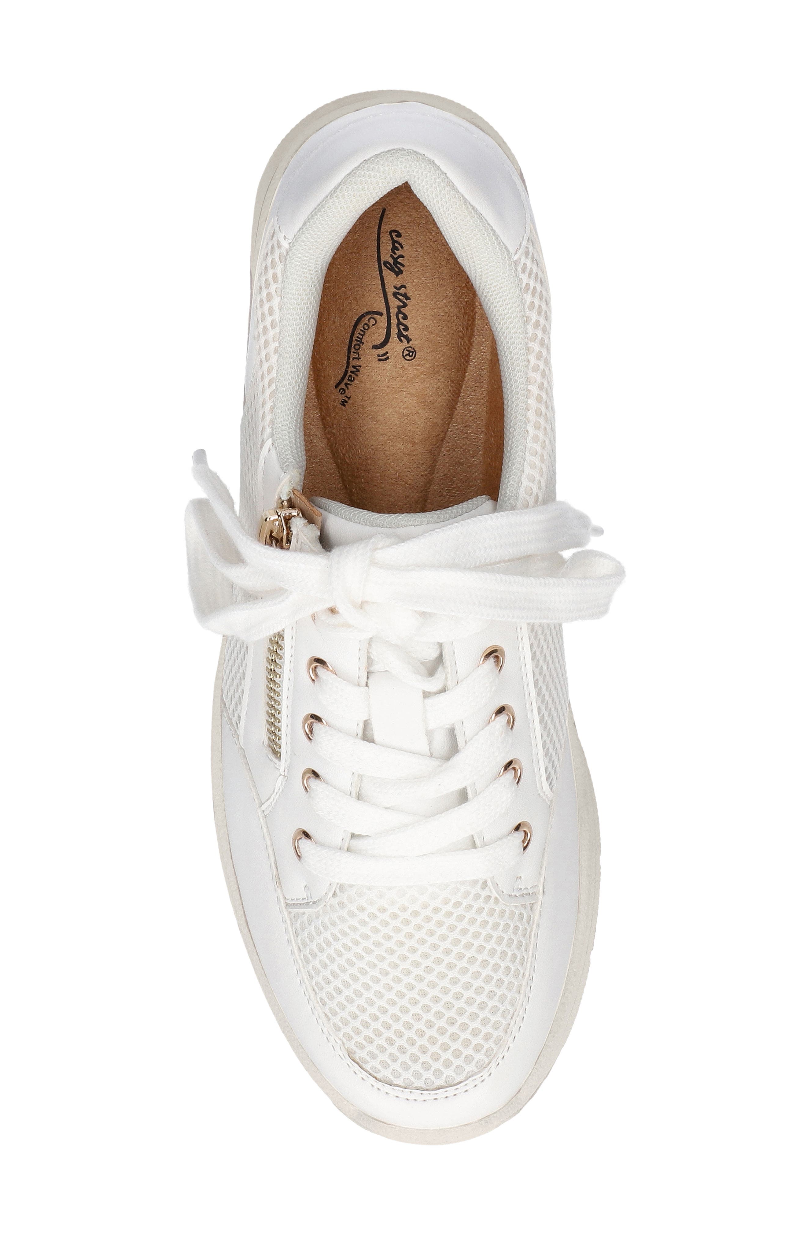 Barrie Sneaker, Alternate, color, WHITE